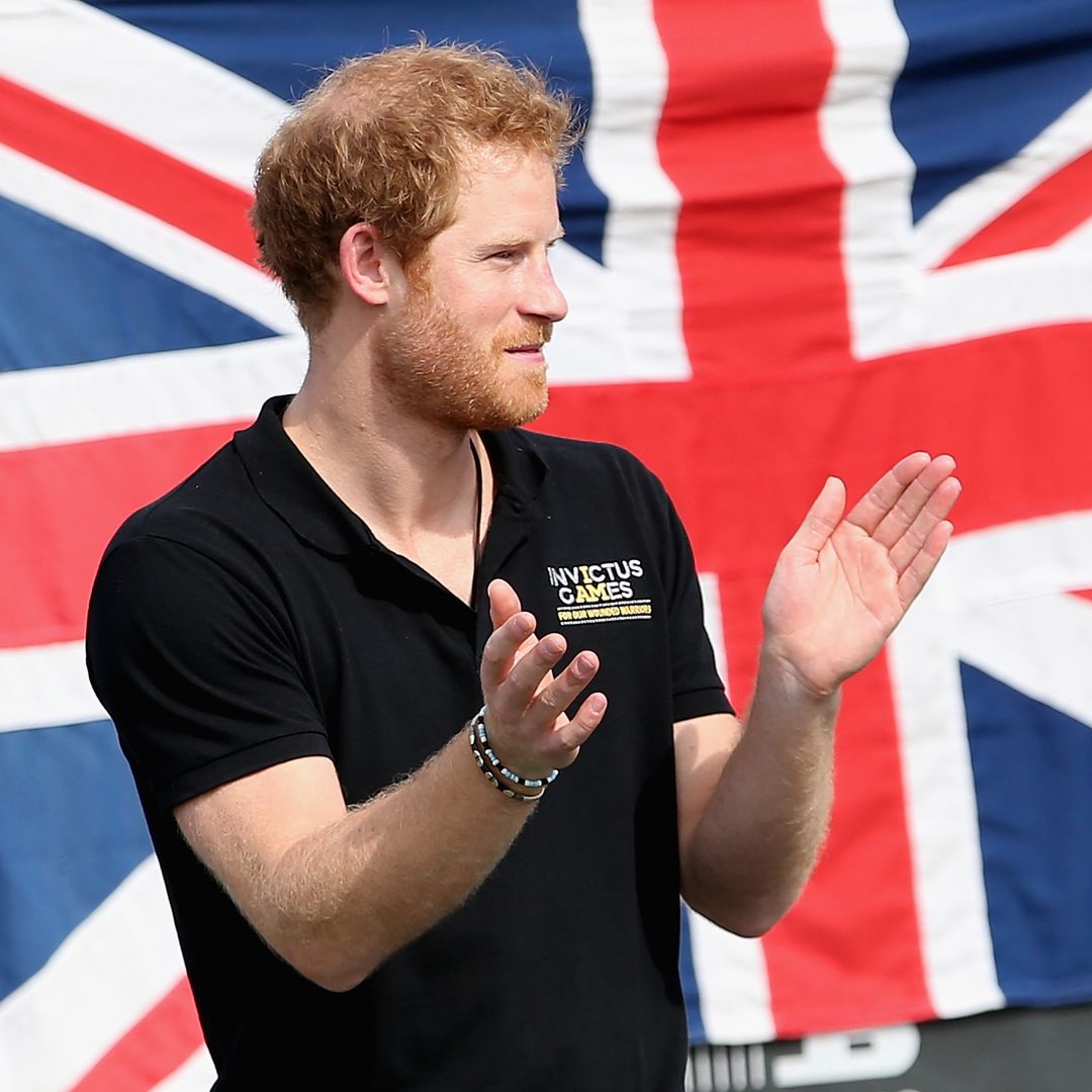 Prince Harry supported by uncle Charles Spencer at Invictus ceremony in London