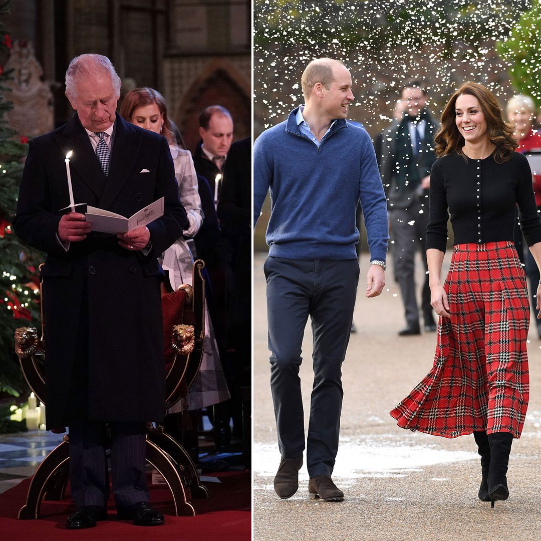 King Charles leads royals on first Christmas without the Queen live