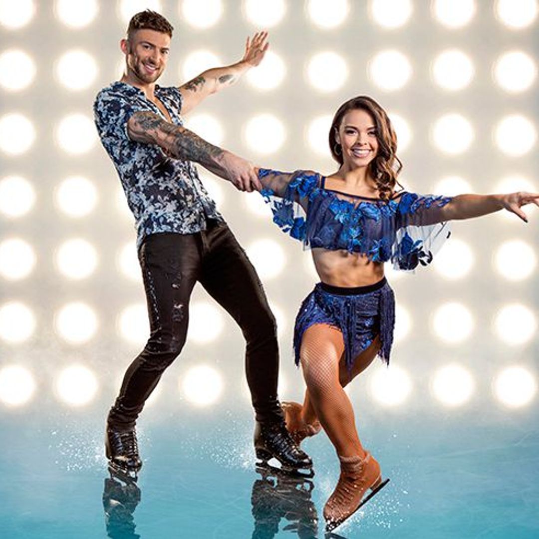 Dancing on Ice star Jake Quickenden reunites with partner Vanessa after illness