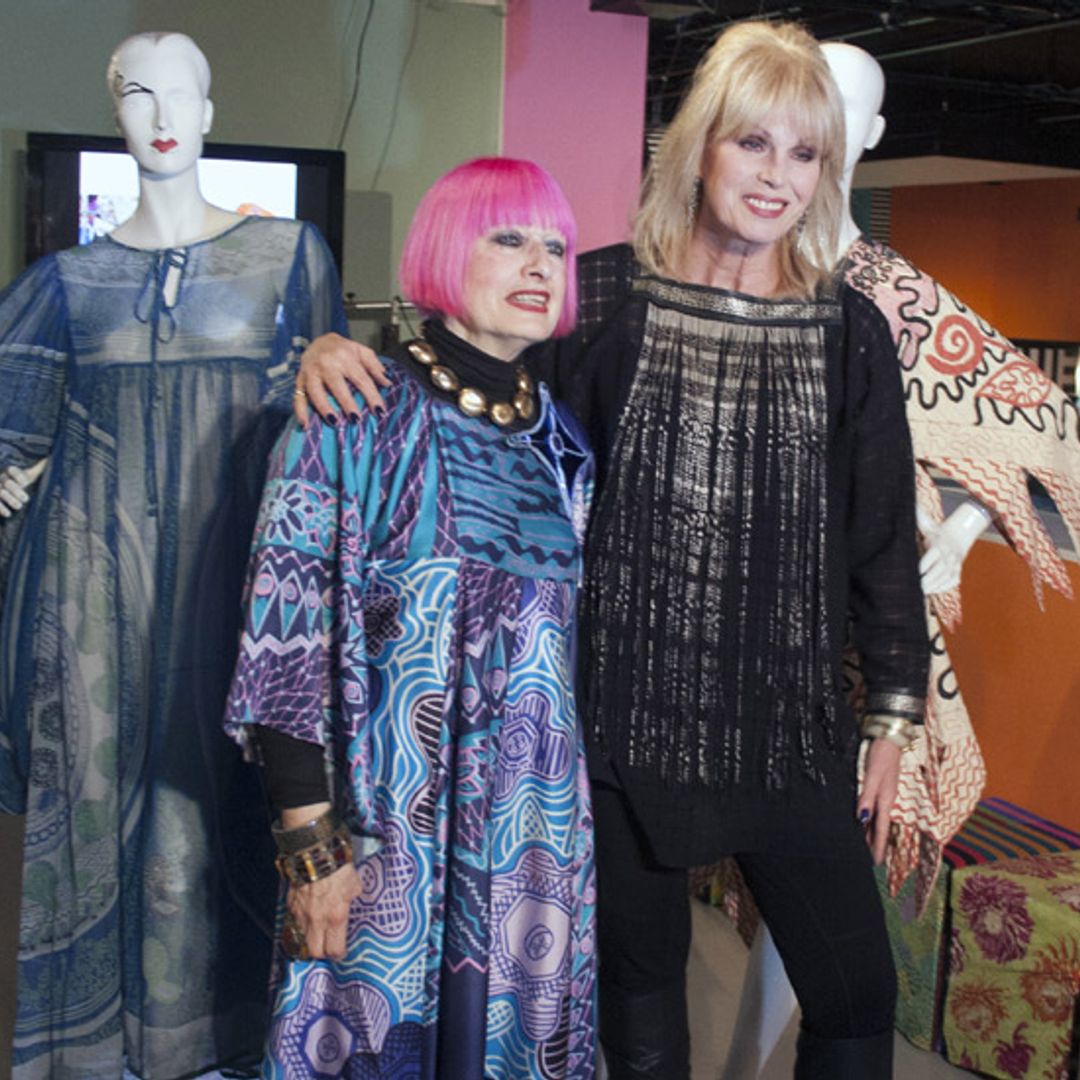 Joanna Lumley shares her timeless style tips at Zandra Rhodes' digital launch