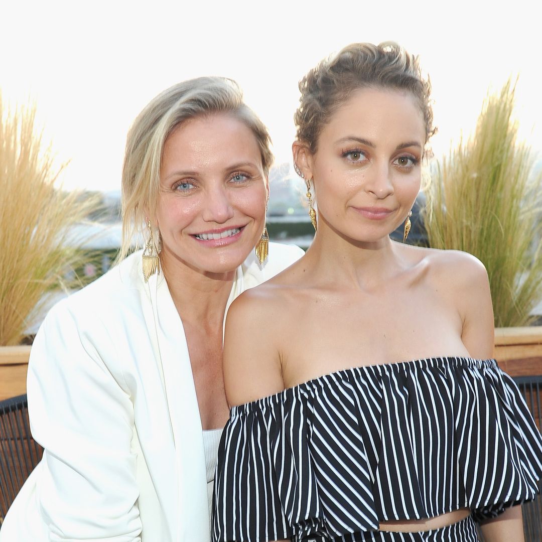 Cameron Diaz and Nicole Richie hug in rare picture as they join Benji and Joel Madden for date night
