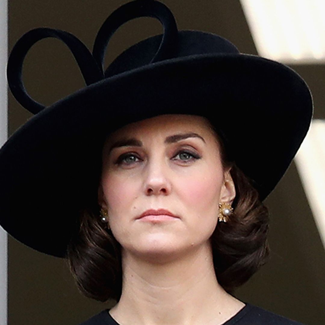 Kate surprises with faux bob on Remembrance Sunday