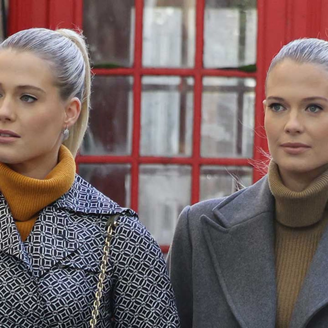 Lady Amelia and Eliza Spencer channel Princess Diana in retro jeans and winter knits