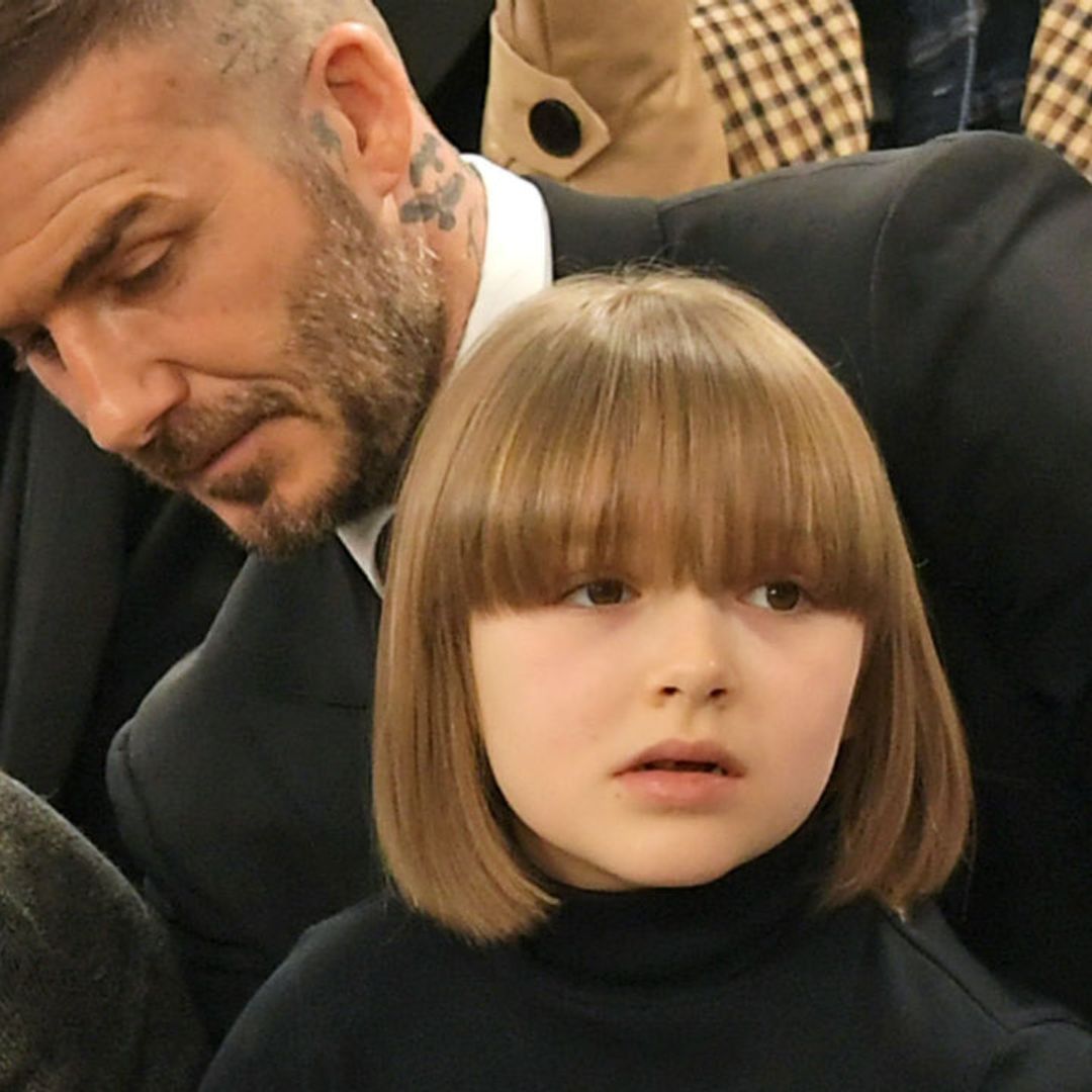 Harper Beckham has glasses! See first glimpse