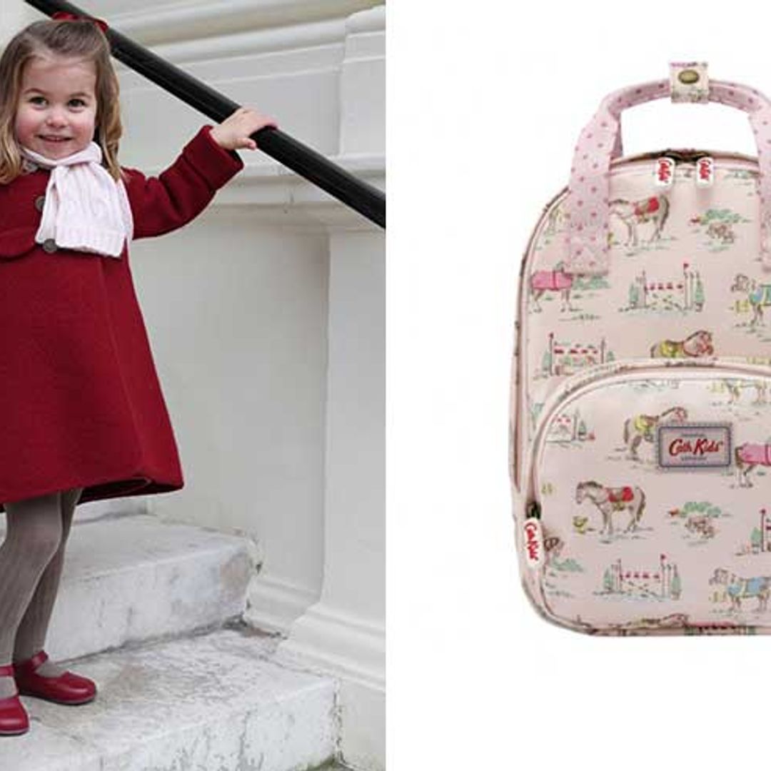 Princess Charlotte's nursery look: Get a pony print rucksack like hers for just £12