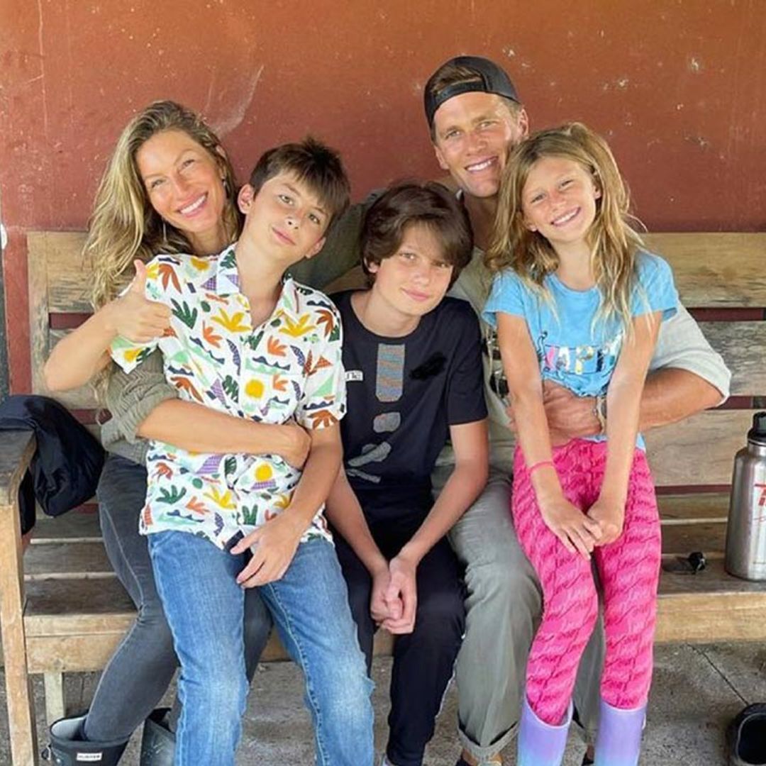 Tom  Brady shares adorable picture of all three children sparking reaction from fans