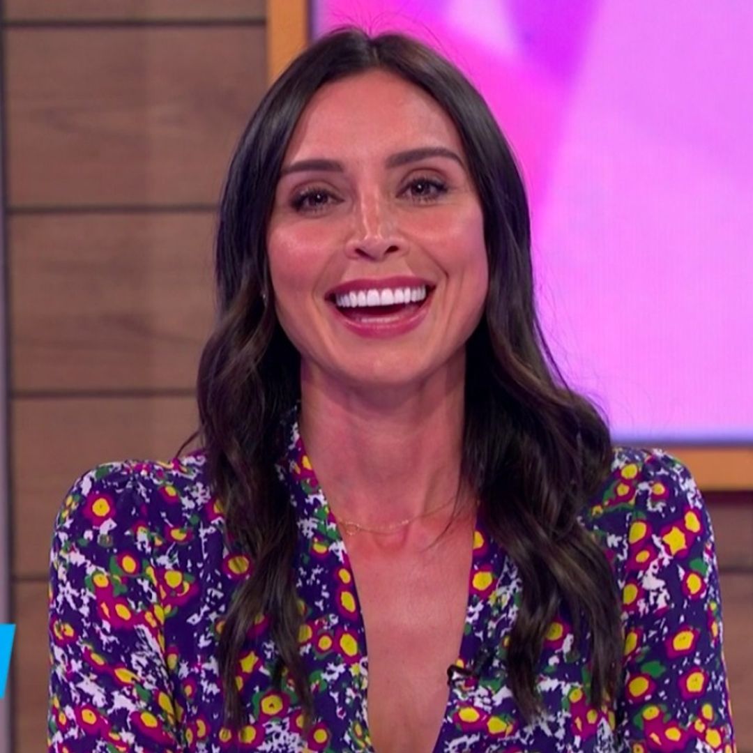 Christine Lampard wows Loose Women viewers in a rainbow summer dress