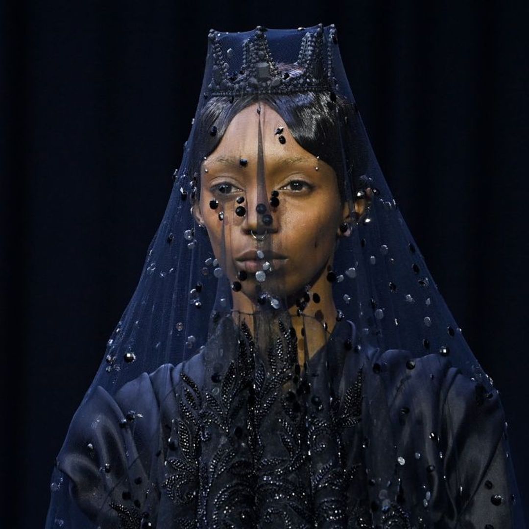 Richard Quinn's sombre London Fashion Week show was dedicated to The Queen