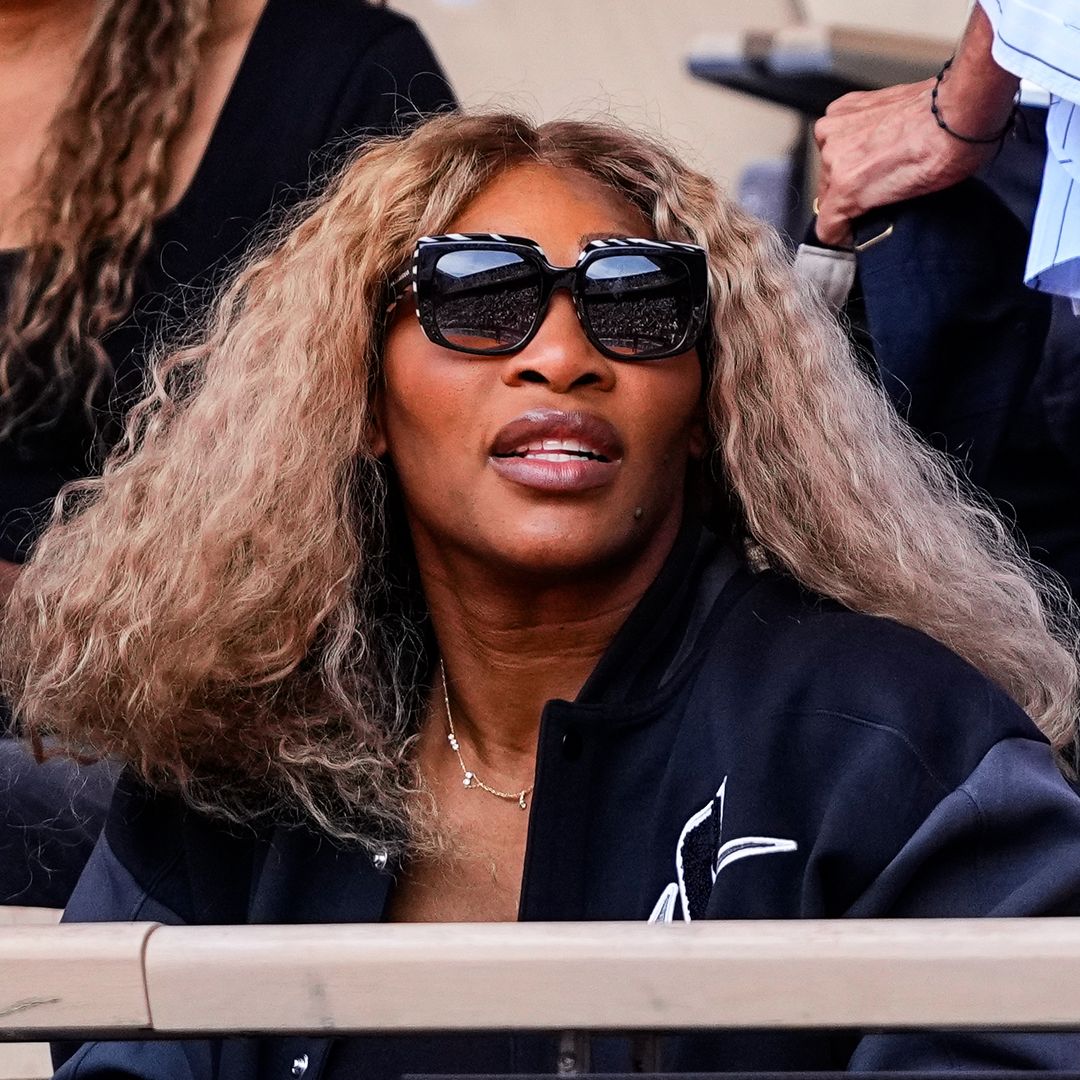 Serena Williams looks incredible with her natural curls at the Paris Olympics