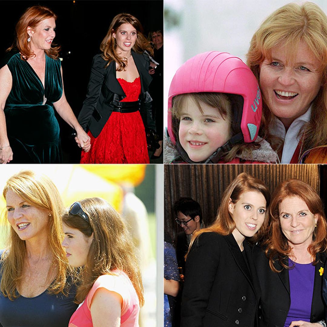 All the photos that show Sarah Ferguson has the best mother-daughter bond with Princesses Beatrice and Eugenie