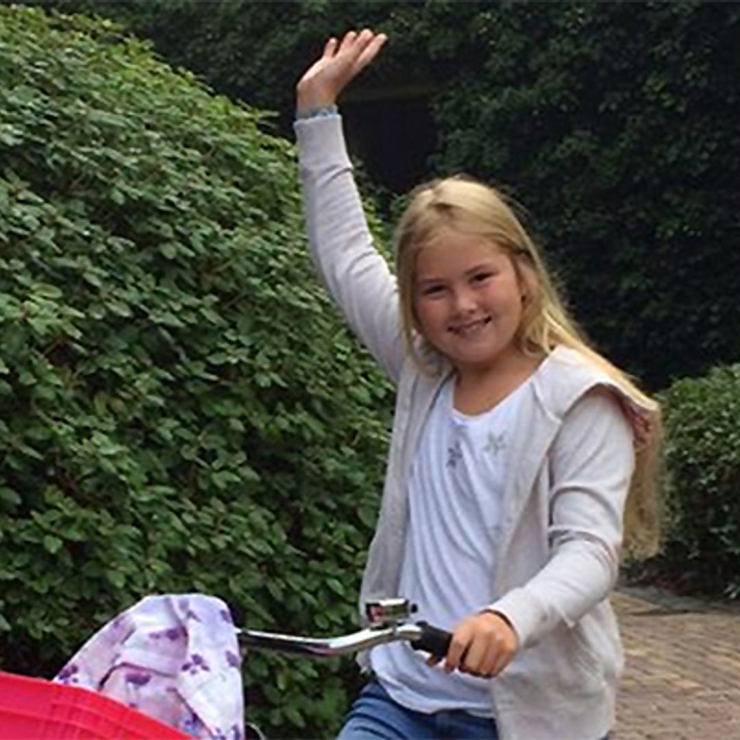 Royal news: Princess Amalia bikes to school, Marie-Chantal hits the beach