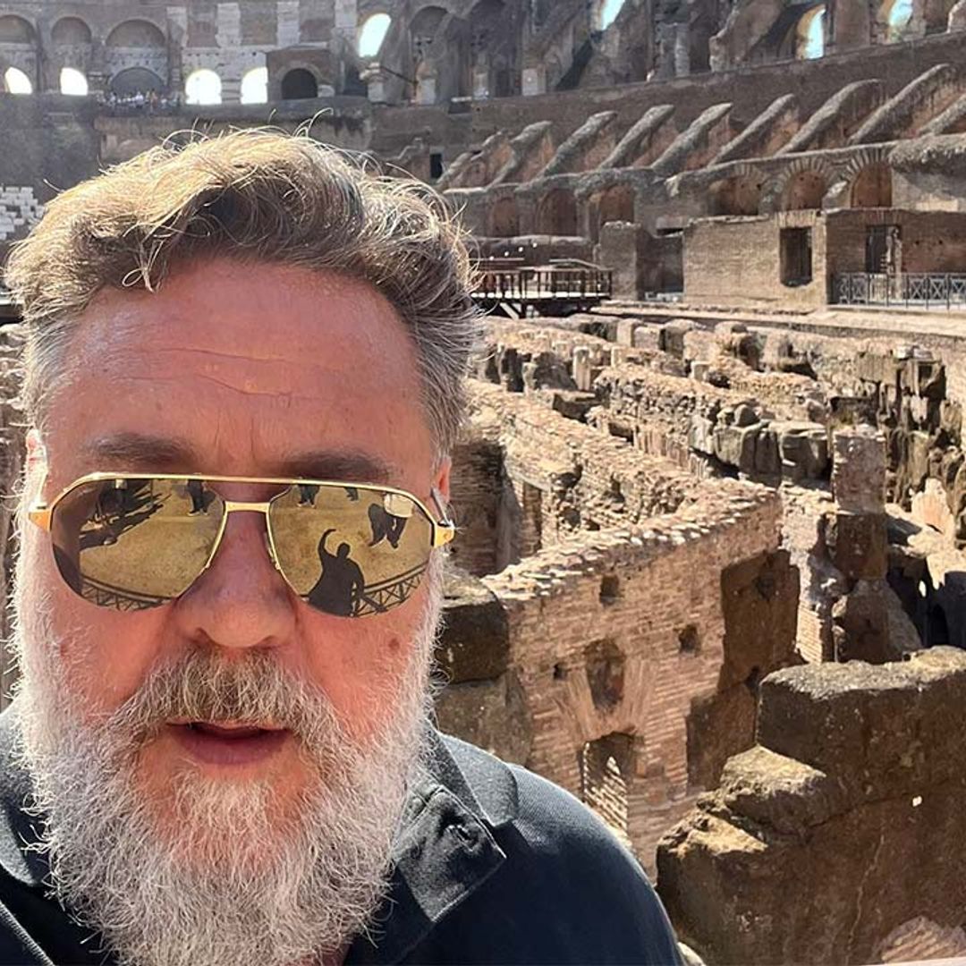 Russell Crowe pleads with fans after his mum is left in tears during family holiday in Italy