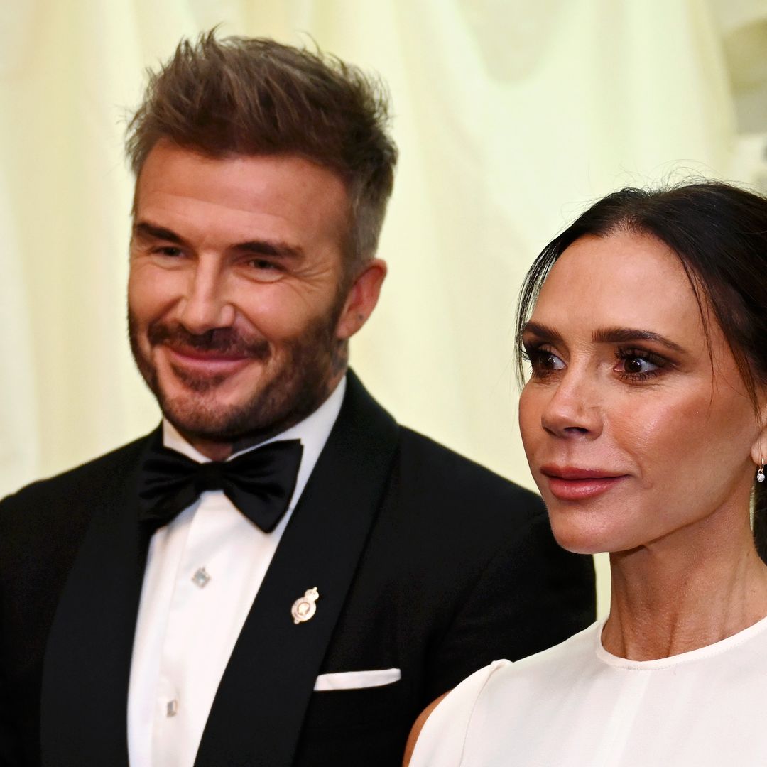 Victoria Beckham wows in body-gliding dress for glamorous night out with husband David