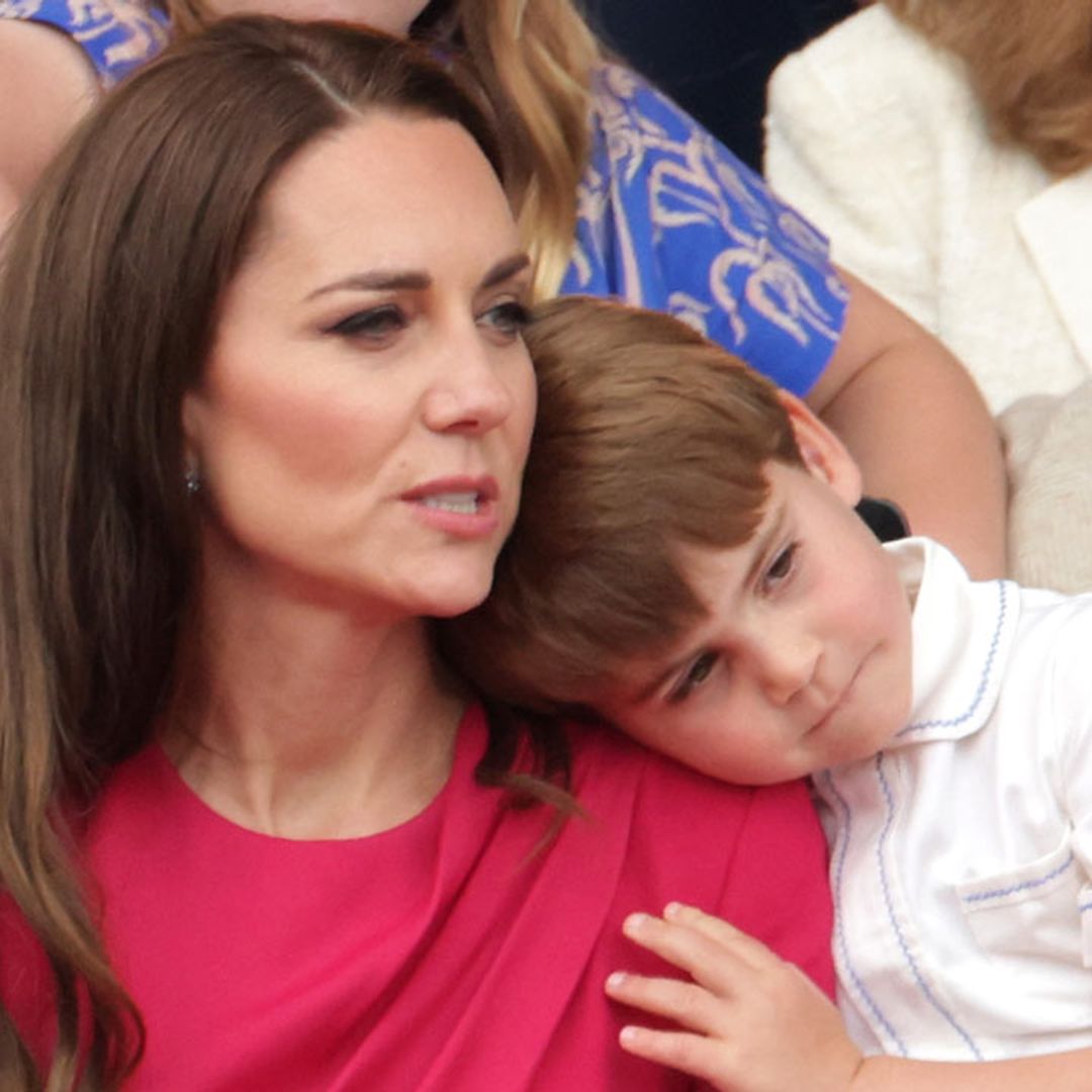 This clip of Duchess Kate giving Prince Louis a drink has seriously confused royal fans - watch