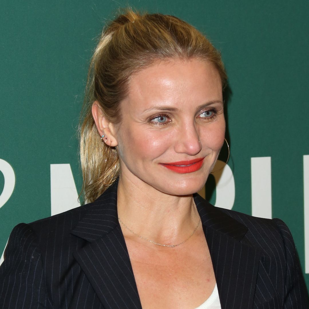 Cameron Diaz is glowing in strappy dress at star-studded party after secretly welcoming baby son