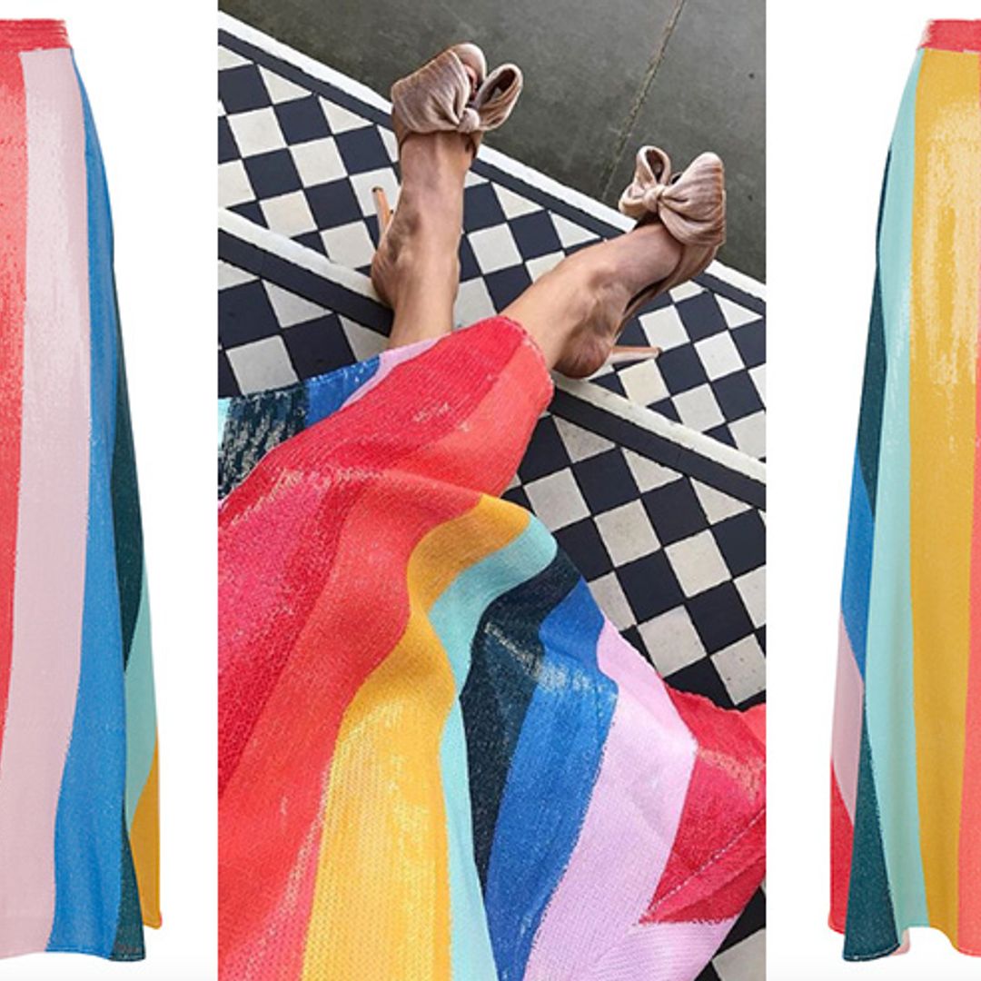 The sequin rainbow skirt our favourite bloggers can't get enough of