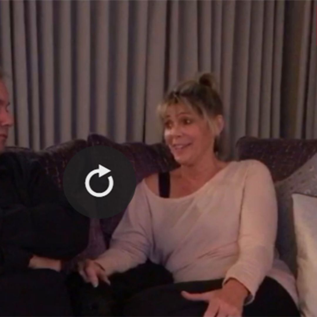 Eamonn Holmes and Ruth Langsford chat Strictly secrets in exclusive home video – watch