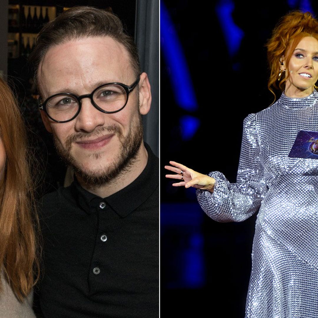 Strictly's Kevin Clifton is every inch the doting boyfriend as he cheers on Stacey Dooley during tour