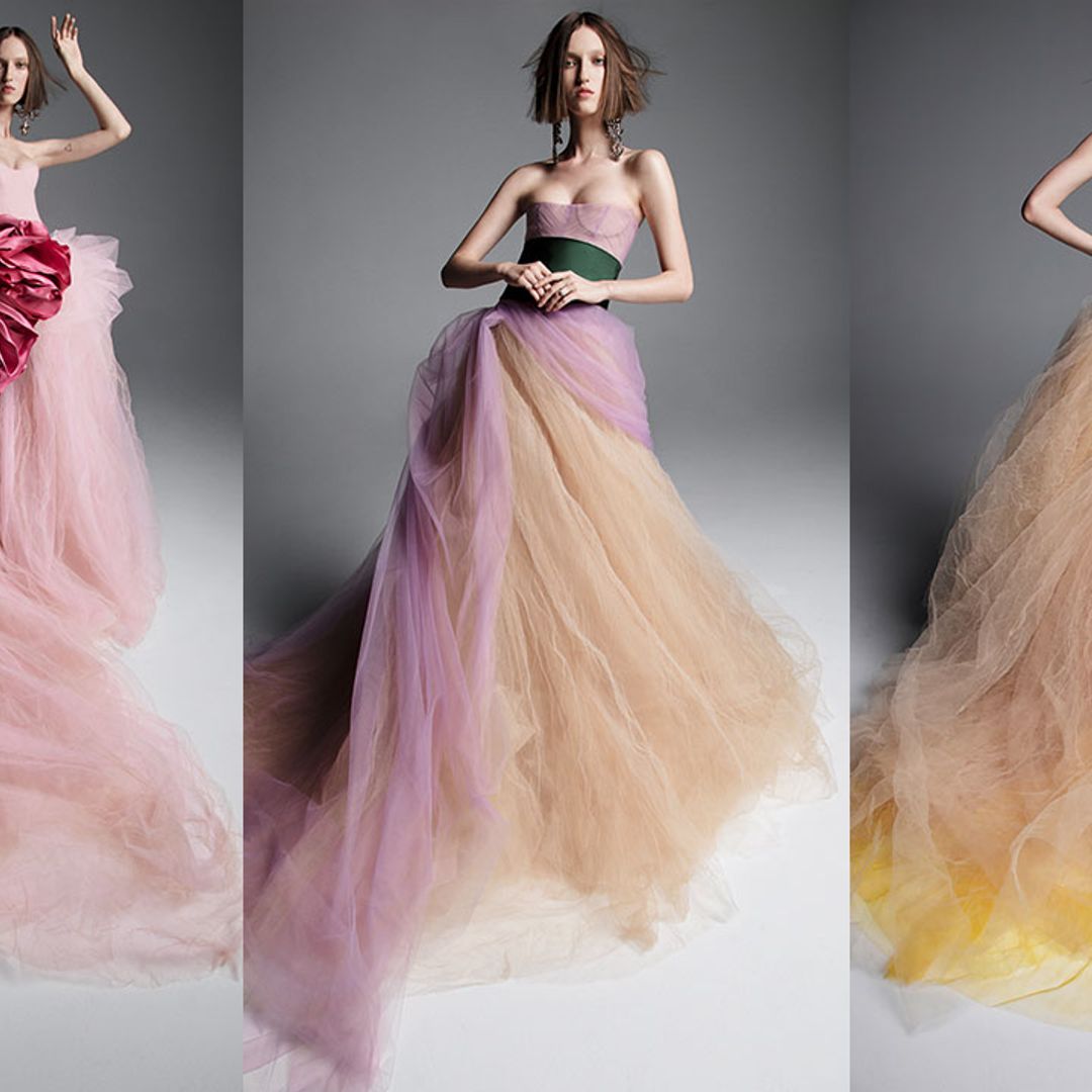 The spring fashion trend for budding brides in 2019: The coloured wedding dress