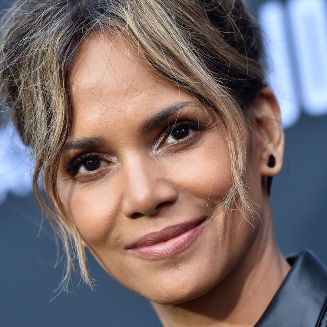 Halle Berry looks fabulous in metallic suit during red carpet appearance