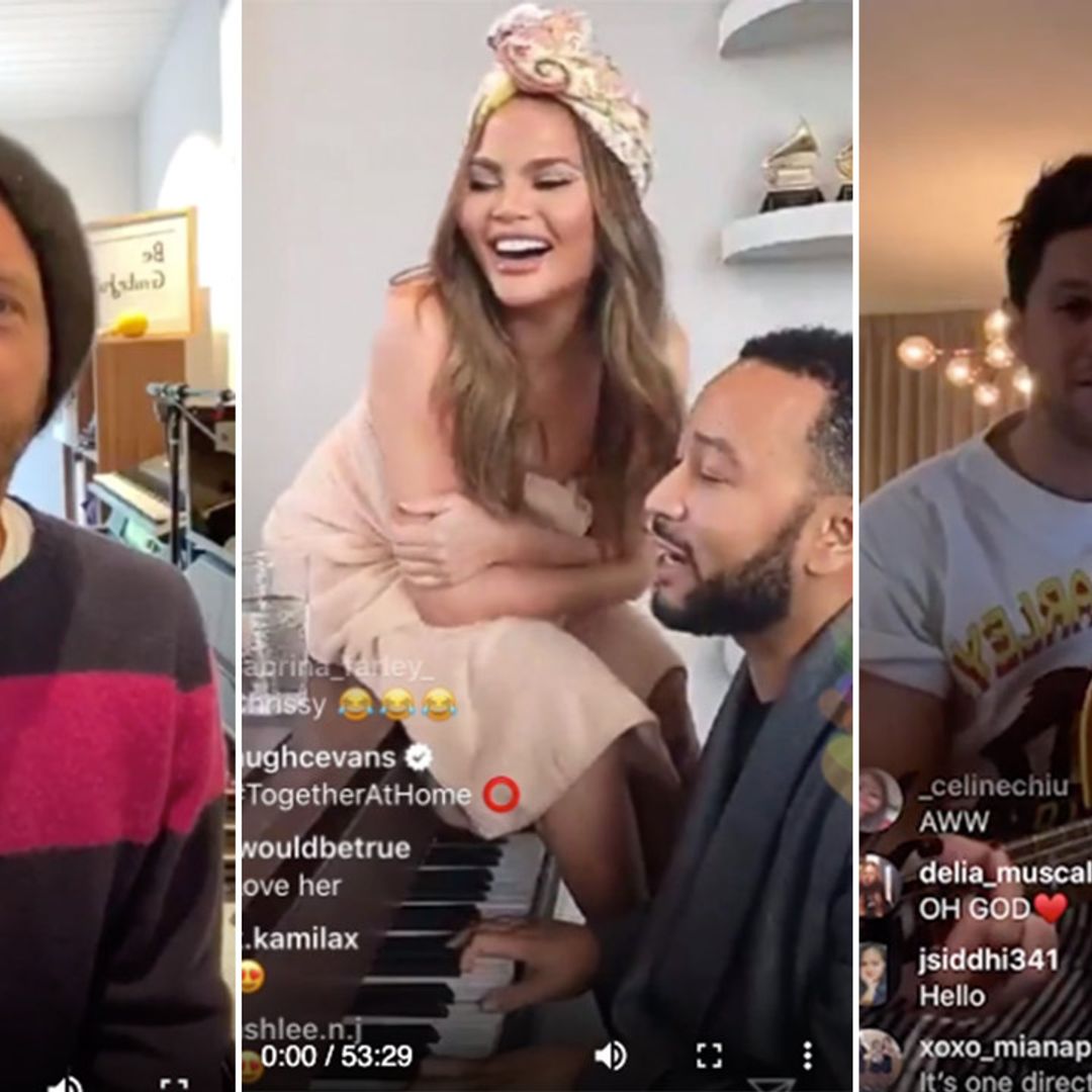 Celebrities livestreaming gigs from their homes to bring joy to people's living rooms