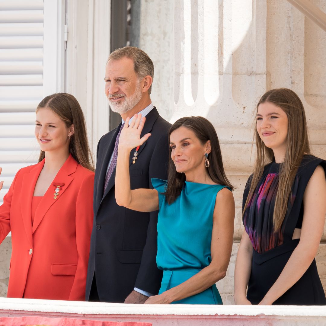 Princess Leonor and Infanta Sofia surprise King Felipe with touching speech at 10th anniversary of monarch's coronation