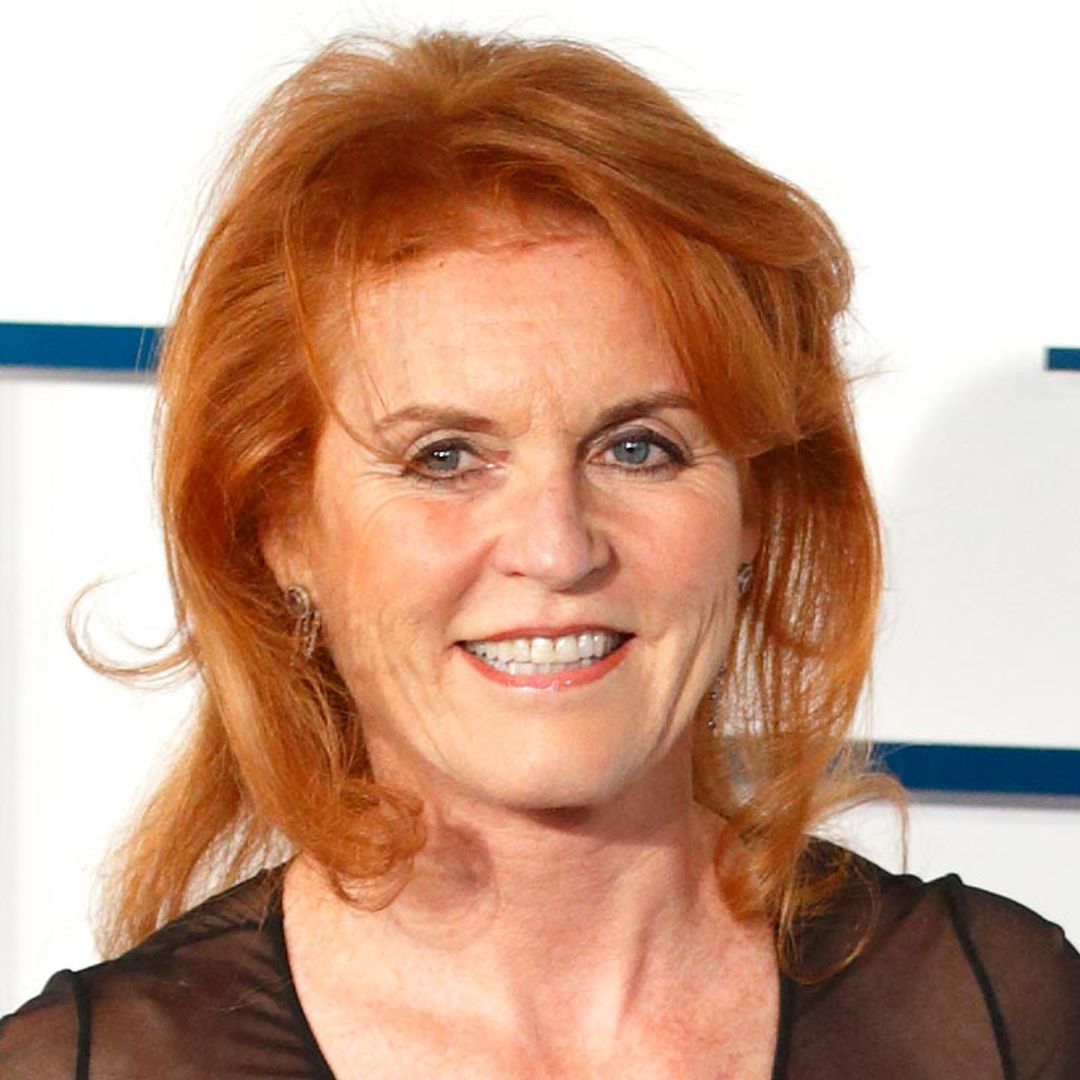 Sarah Ferguson wows in sheer black dress with stunning fitted bodice - see her look