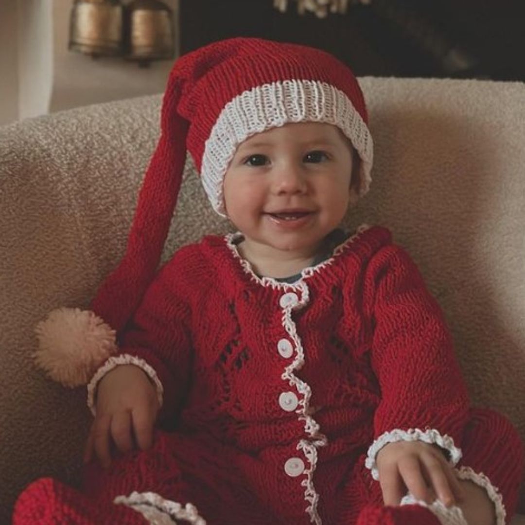 Celebrity kids' cute Christmas outfits: Carrie Johnson, Stacey Dooley, Stacey Solomon, more