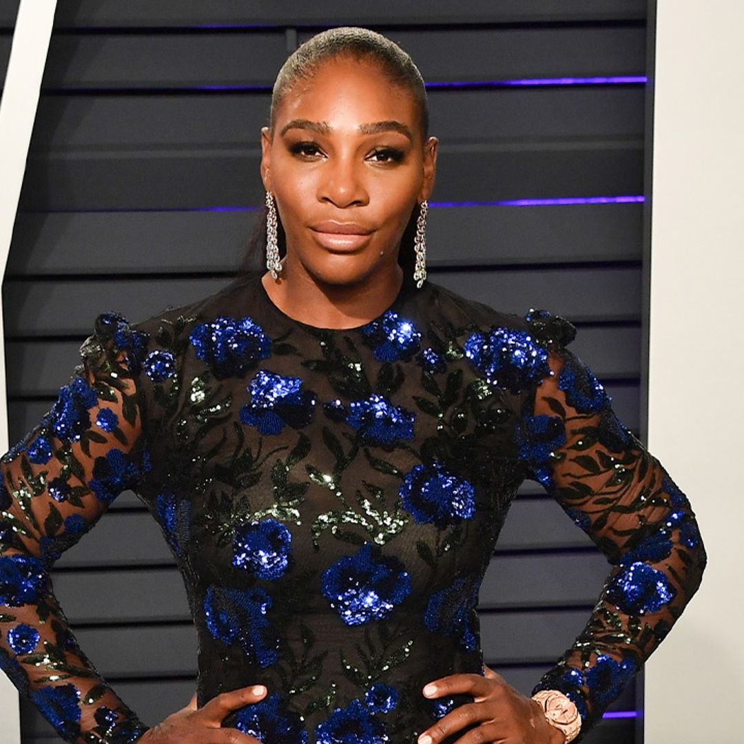 Serena Williams wows in dramatic high-low gown as she celebrates Grammys with daughter