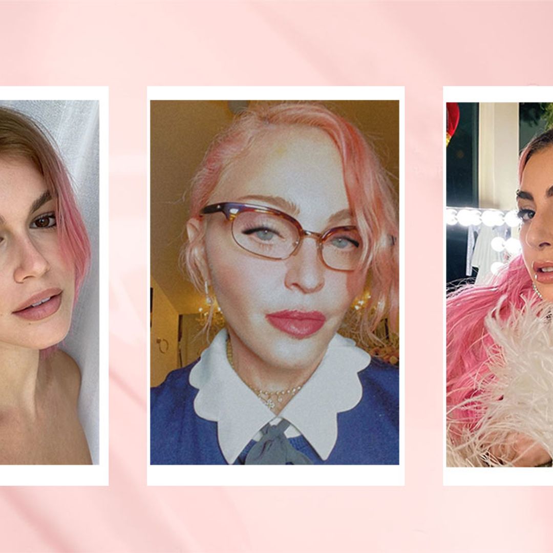 19 celebrities who'll convince you to try pink hair