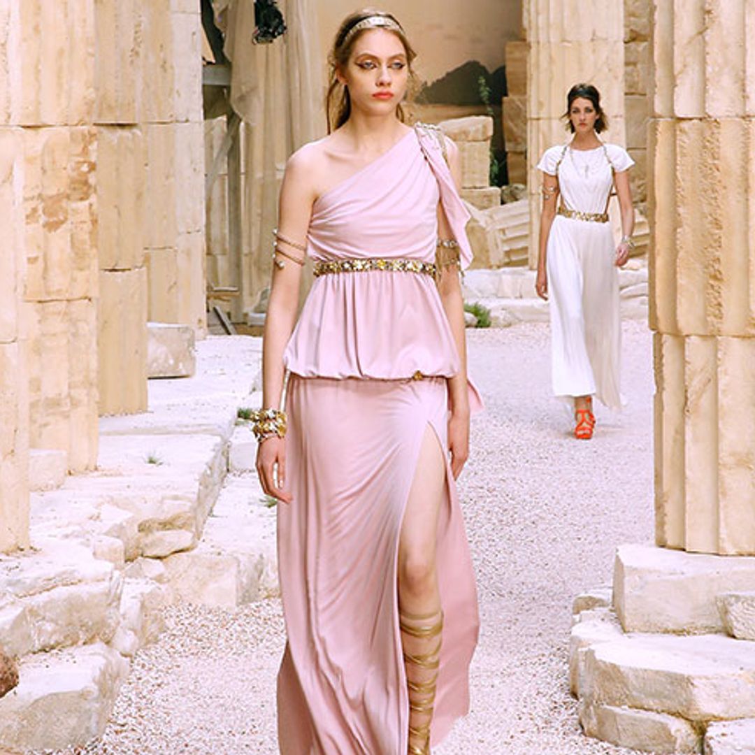 Chanel Resort 2018 Fashion Show Greek Goddesses Take the Grand Palais   Vogue