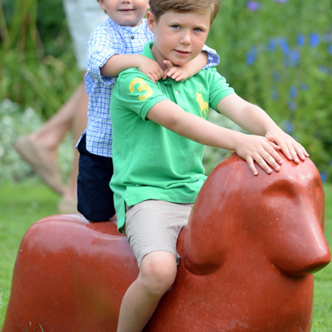 Fun and frolics for young Danish royals at annual summer photocall