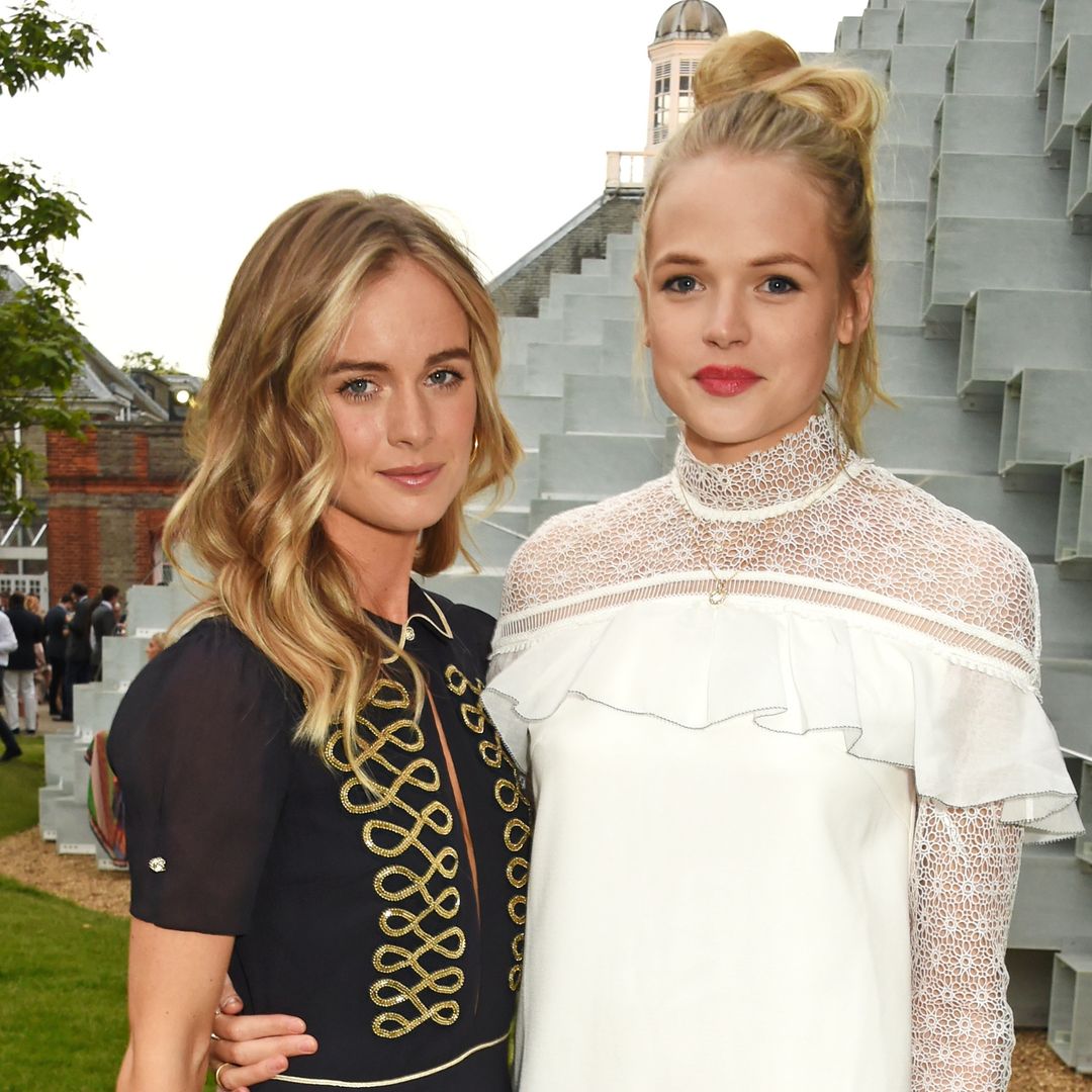 Cressida Bonas as you have never seen her before in glowing photo with 'unofficial step-sister' Gabriella Wilde