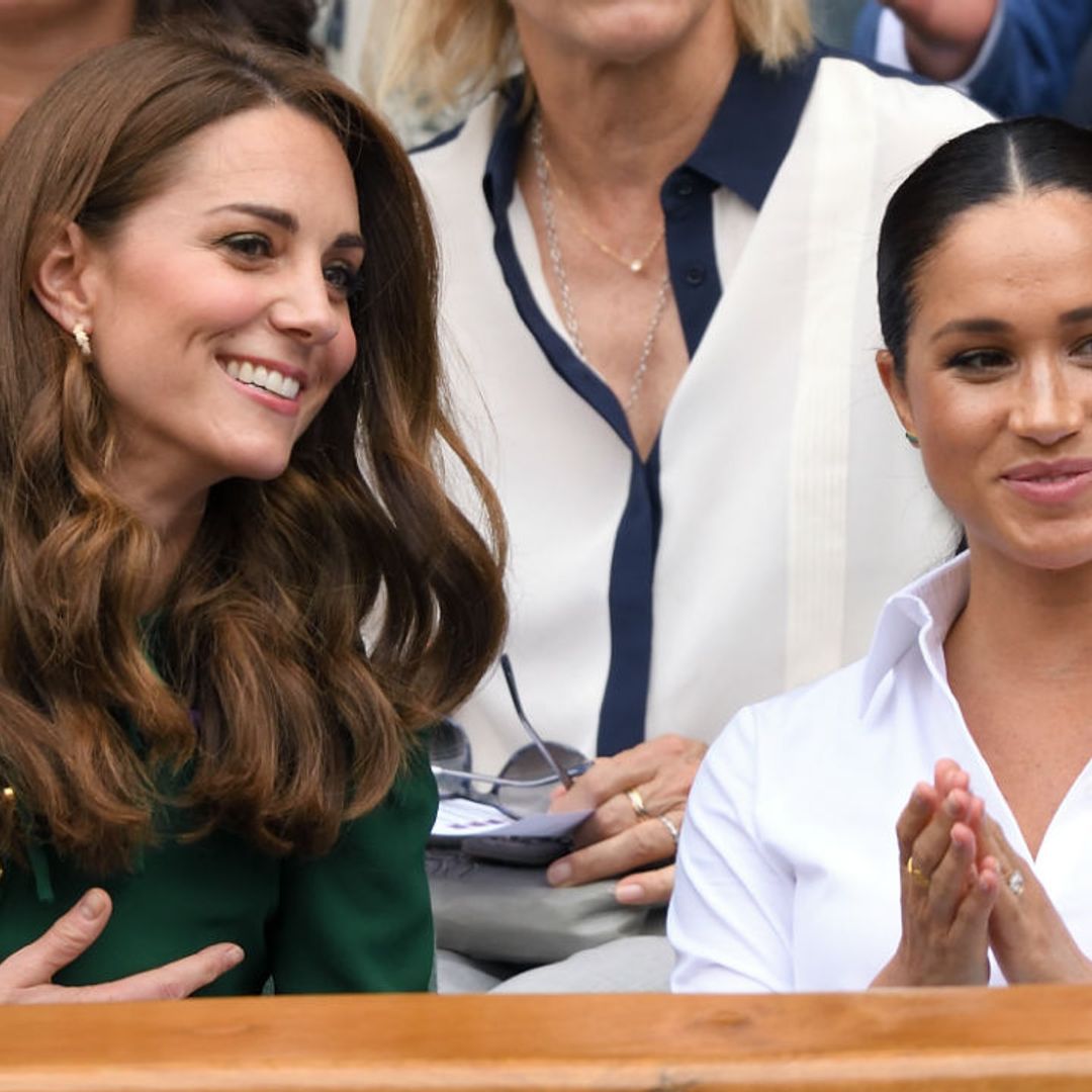 Kate Middleton and Meghan Markle share sweetest moment together at Wimbledon
