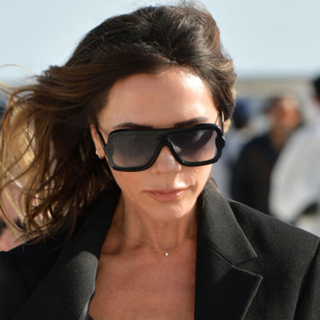 Victoria Beckham gives off Posh Spice vibes in ab-baring outfit