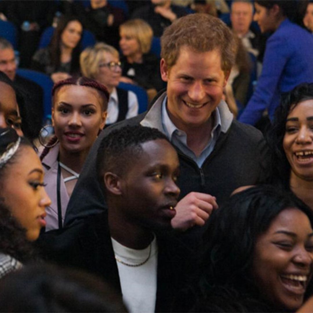 Prince Harry poses in first ever royal GIF