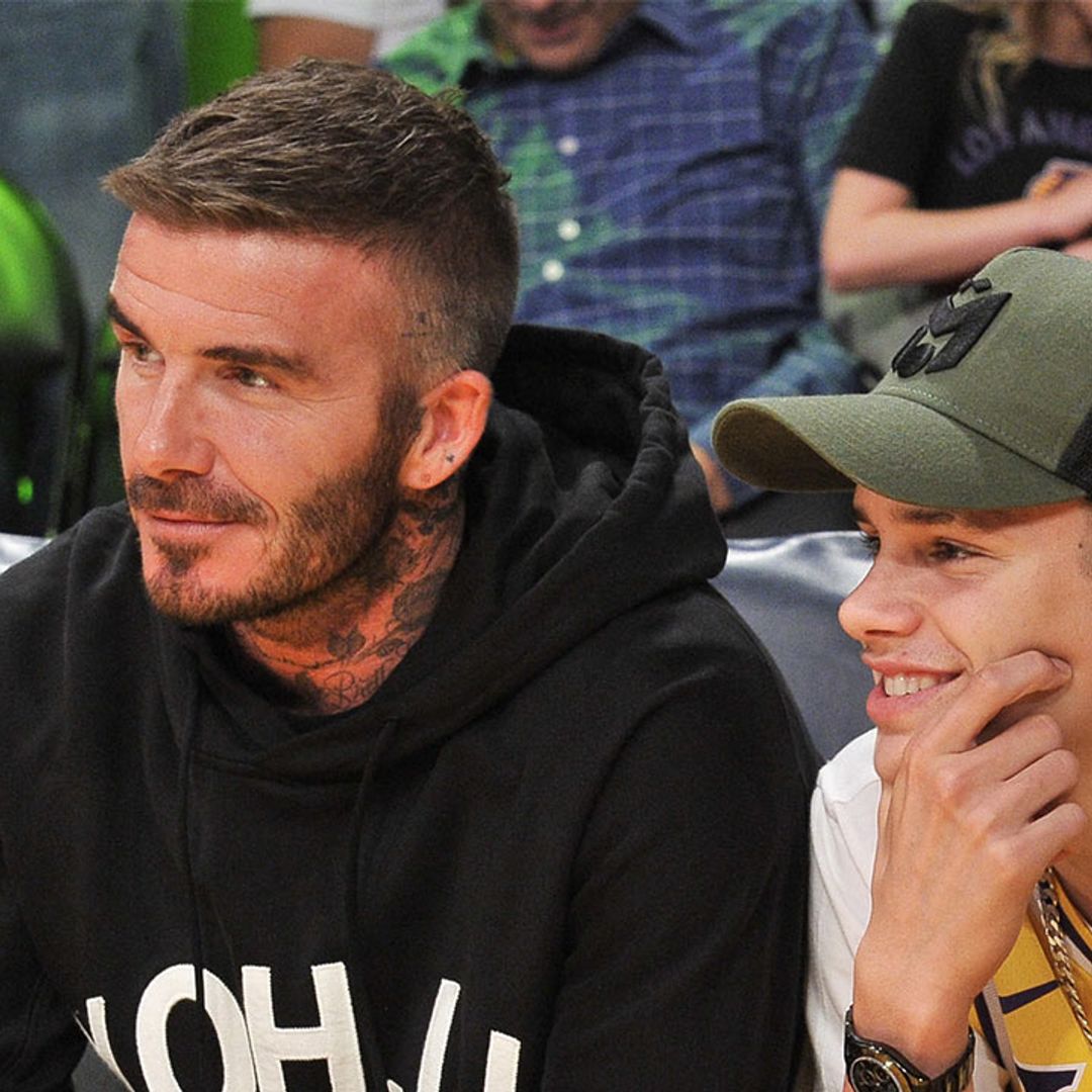 David Beckham has fans seeing double as he twins with son Romeo in new photo