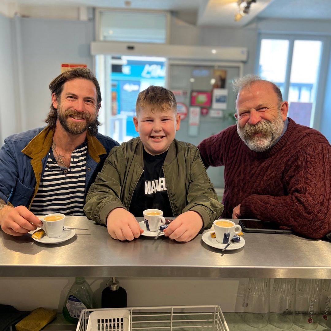 Escape to the Chateau's Dick Strawbridge delights fans with heartwarming father-son moment