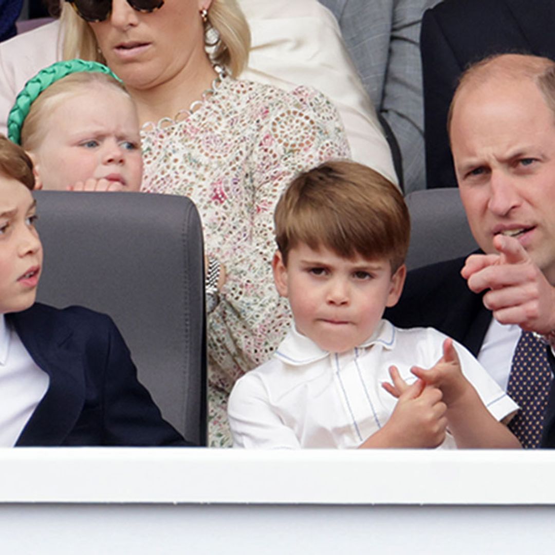 Prince George buries his head in his hands after Prince Louis' hilarious antics in new clip