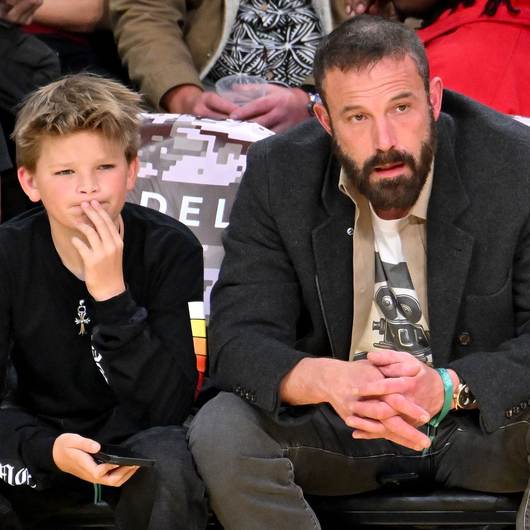 Ben Affleck's son, 12, puts on animated display during tense outing with dad