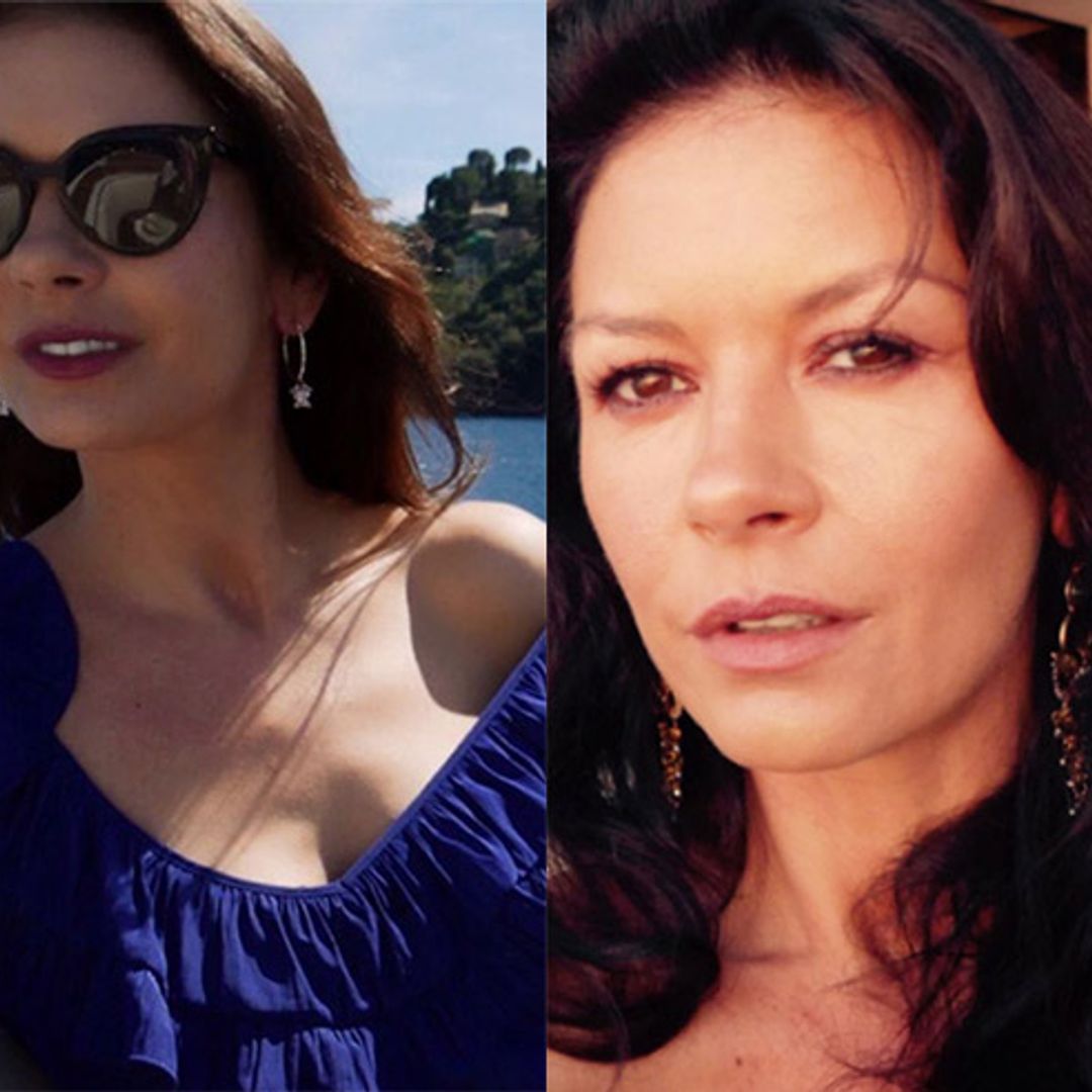 Catherine Zeta-Jones wows fans with dazzling holiday selfies