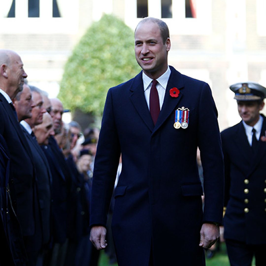 Prince William accidentally drinks Jägerbomb while attending Remembrance Service – see his reaction!