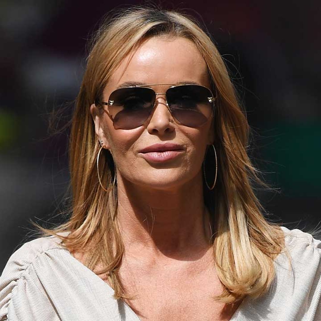 Amanda Holden causes a stir in slinky ab-baring dress