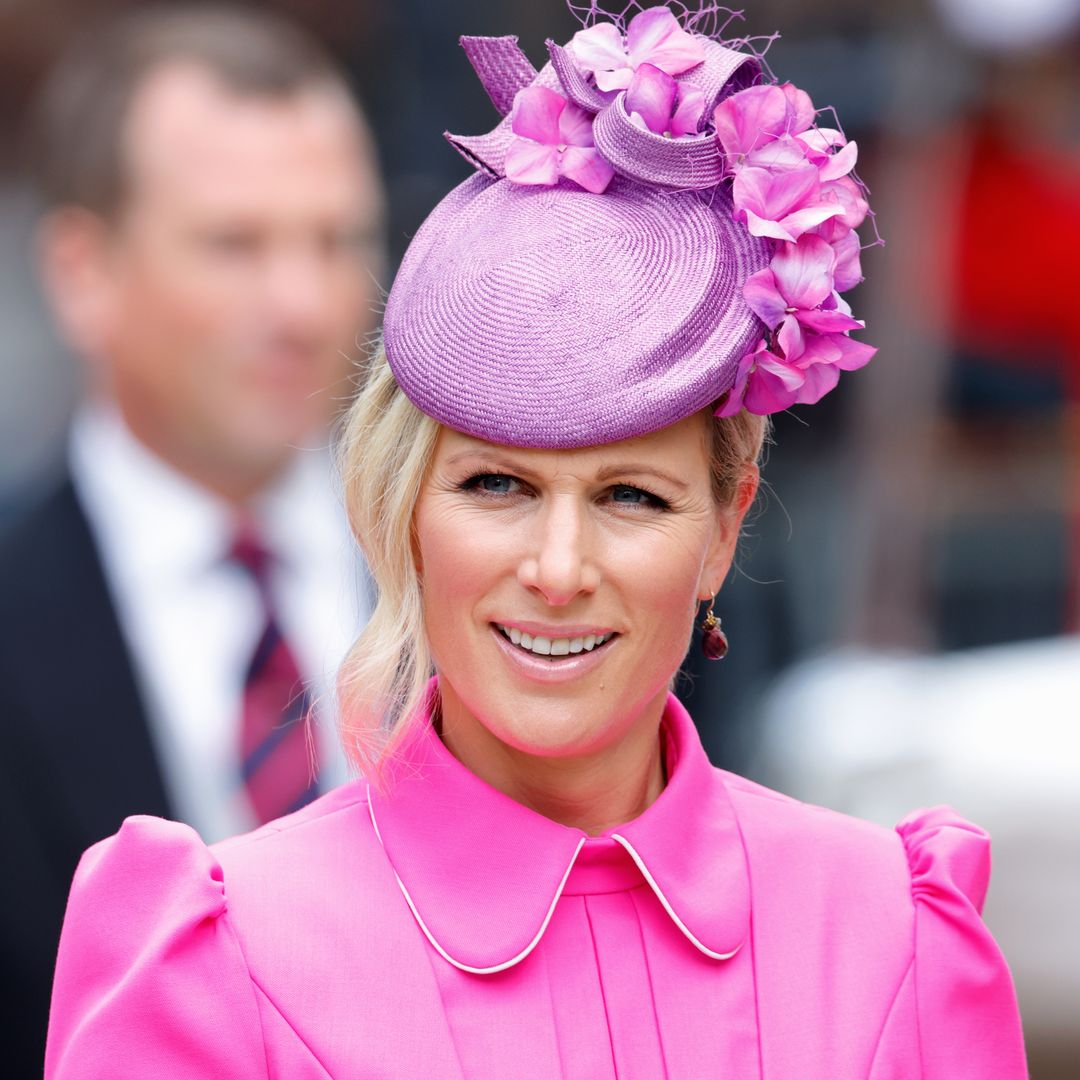 Zara Tindall oozes elegance in romantic dress and fantastical headpiece