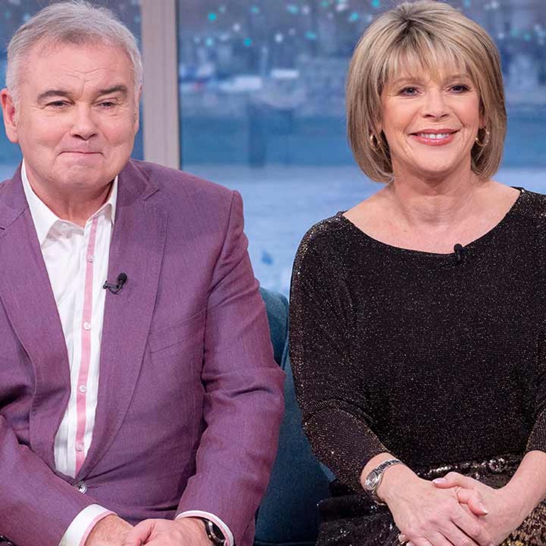 Ruth Langsford reveals her wild side in a M&S leopard print sequin skirt on This Morning