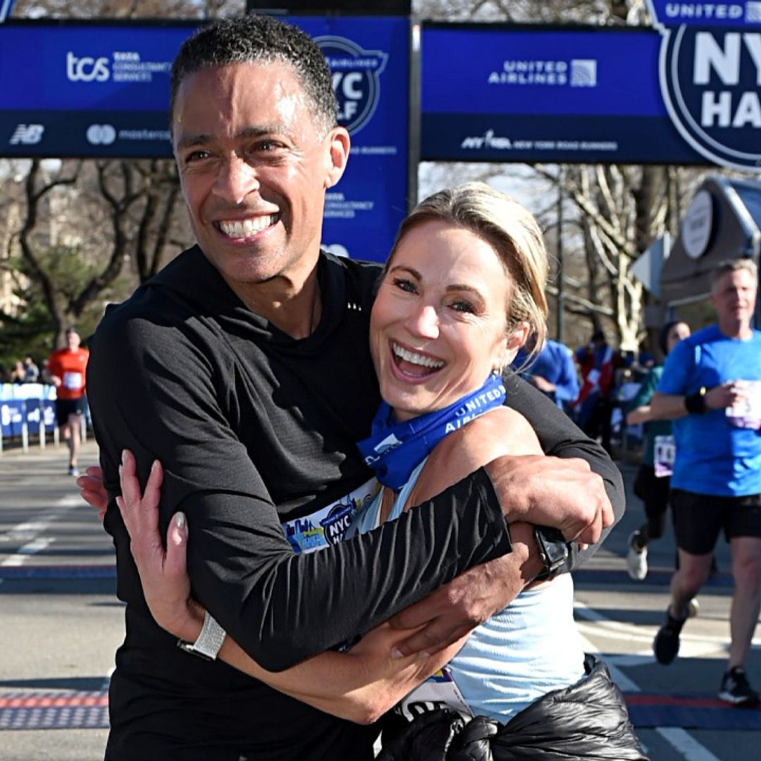 Amy Robach and T.J Holmes spotted on first cozy NY date since relationship was revealed
