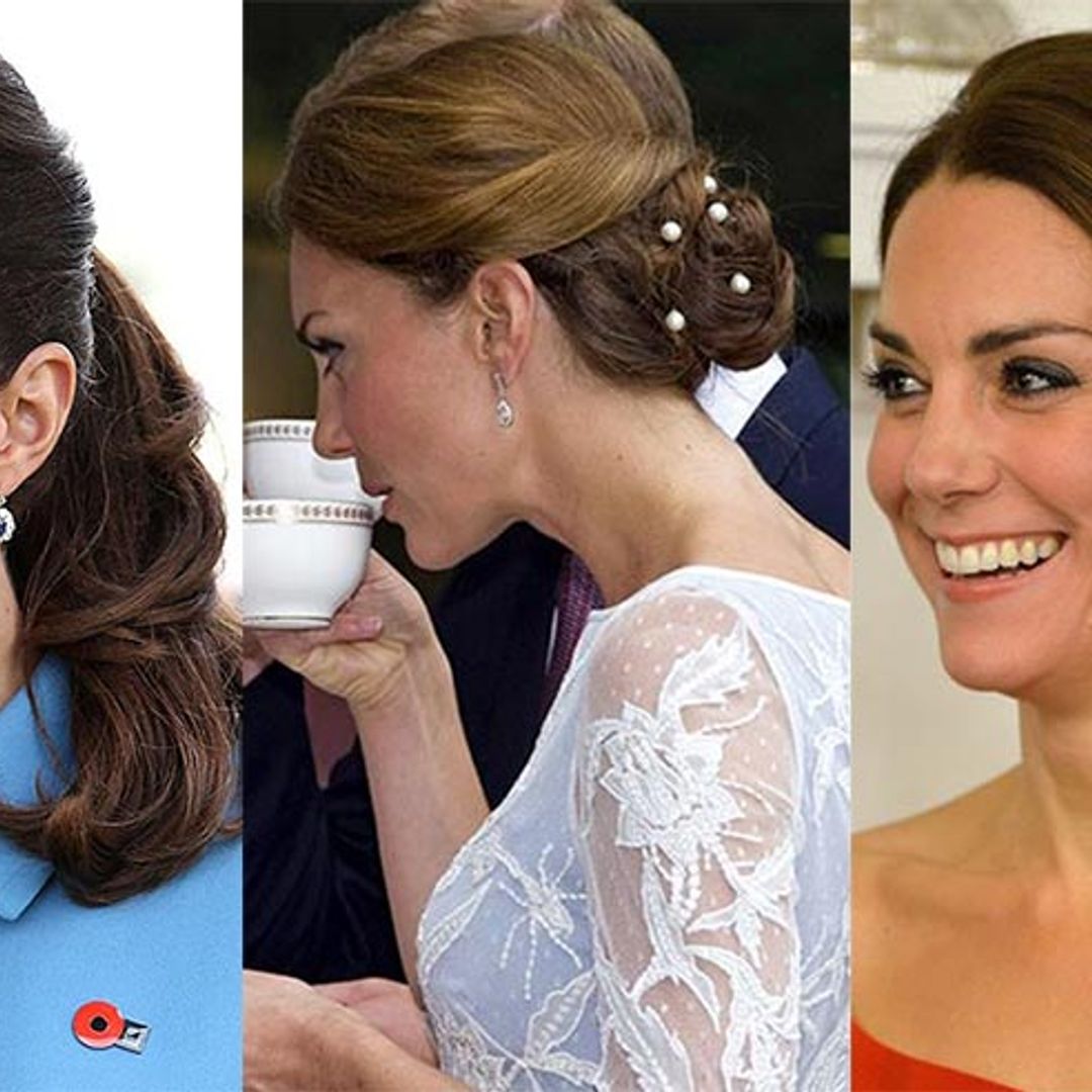 Kate's most elegant hairstyles to date