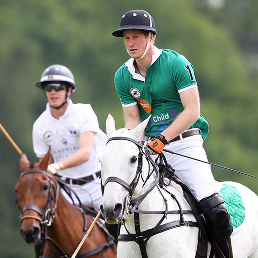 Prince Harry named MVP at polo match after meeting Princess Charlotte