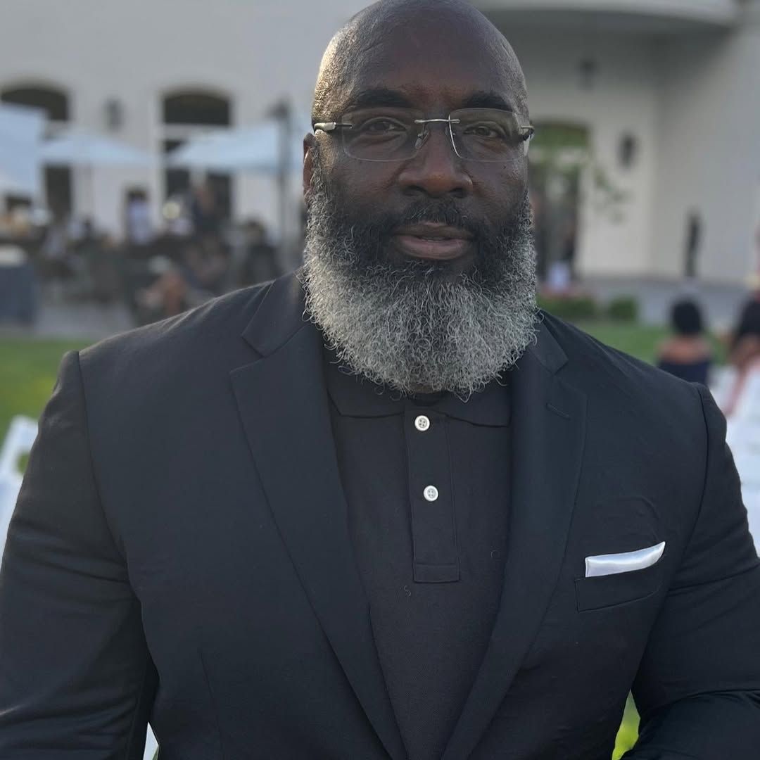 Ernie Hudson Jr. pictured after officiating a friend's wedding, shared on Instagram