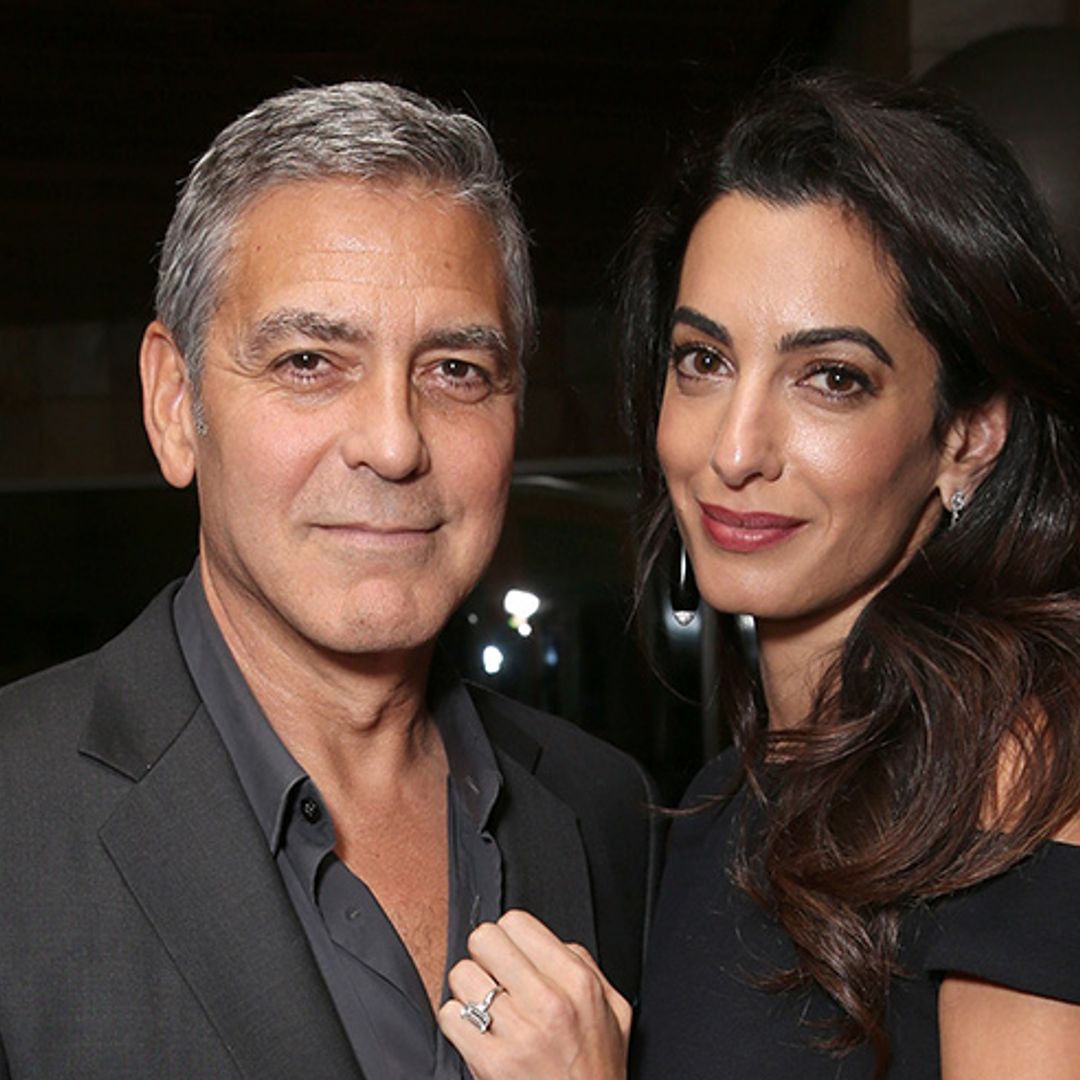 George and Amal Clooney step out for dinner date in Italy